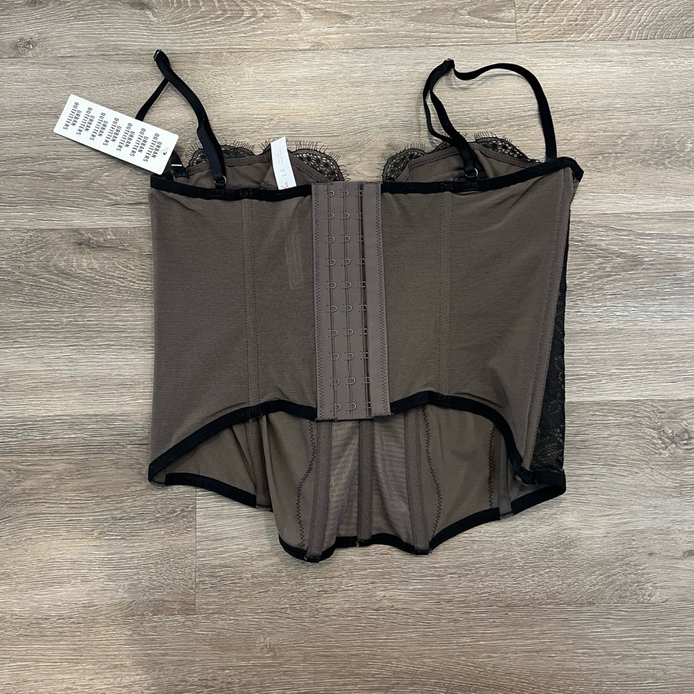 Urban Outfitters modern love corset top - black - Picture 2 of 4